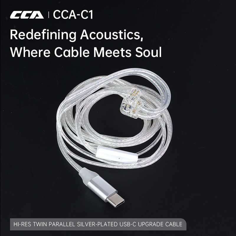 CCA C1 Type-c Silver Plated Ea - Usb C Earphone avaliação e preço