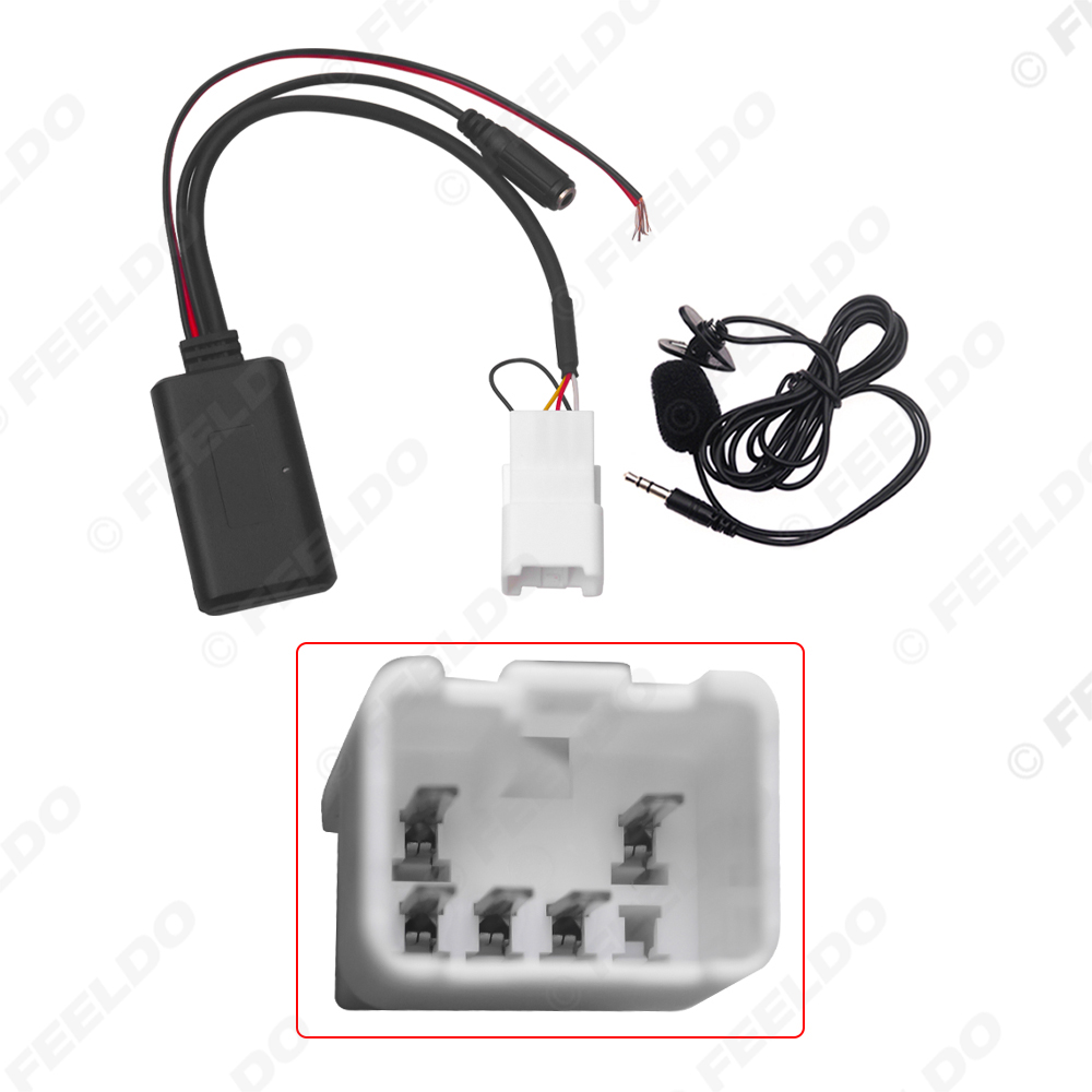 FEELDO 1PC Car 5Pin Wireless B - Bluetooth Adapter Receiver avaliação e preço