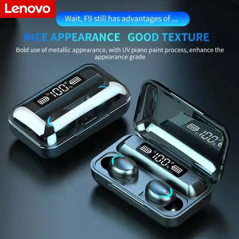 Lenovo F9 Bluetooth Wireless H - Earbuds Charging Case avaliação e preço
