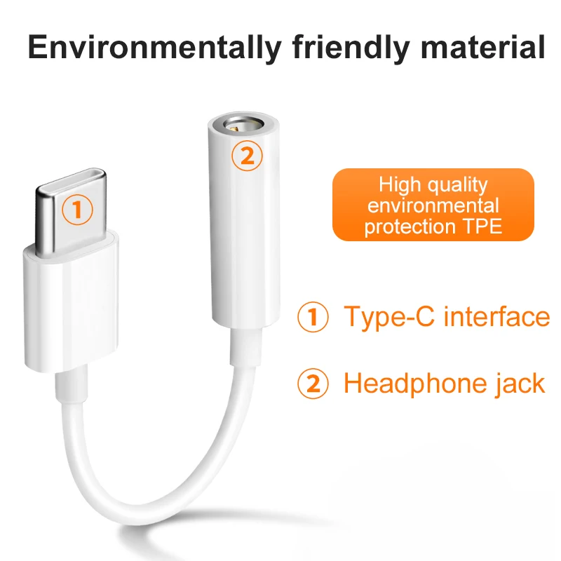 USB C to 3.5mm Headphone Jack  - Usb C Earphone avaliação e preço