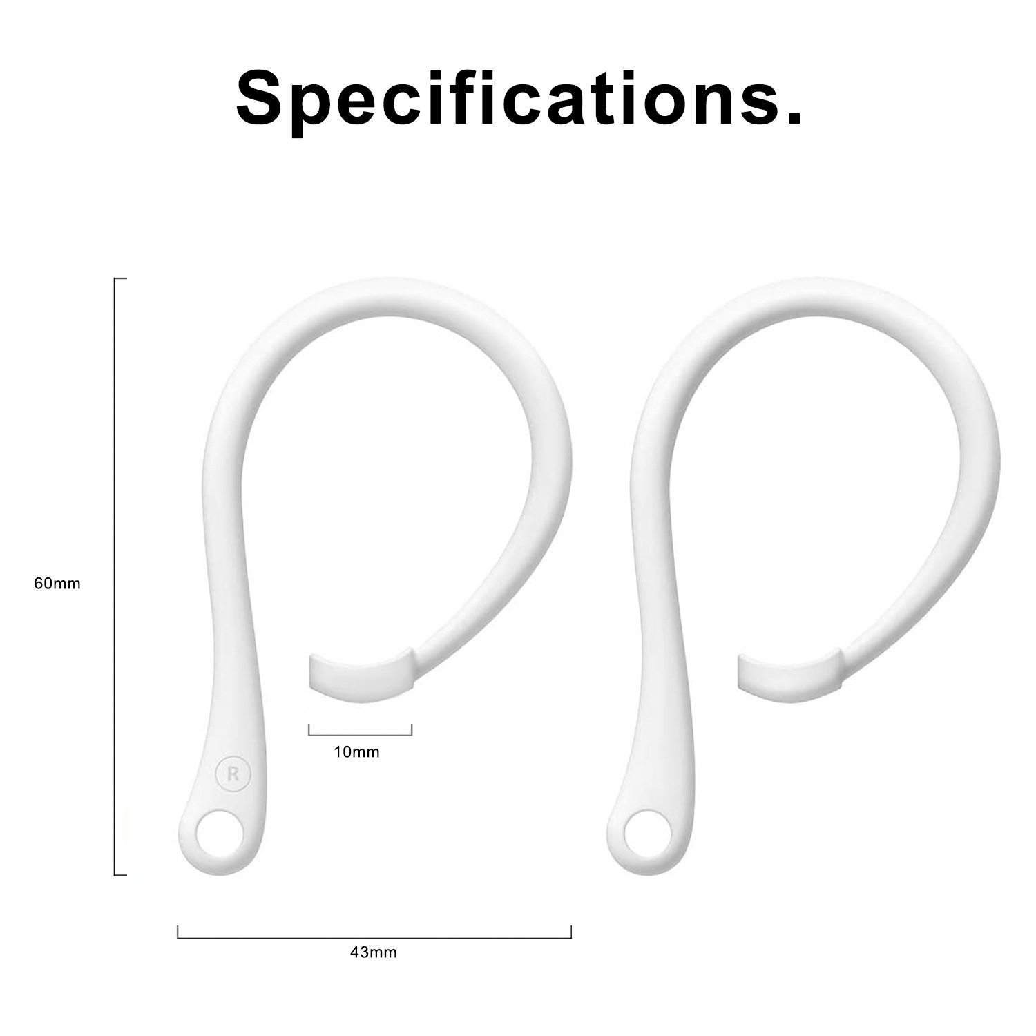 1 Pair Silicone Anti-lost Sili - Sports Earphone Hook avaliação e preço