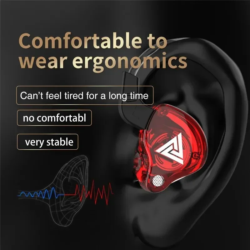 Original QKZ AK6 Copper Driver - Audiophile Headphone Wired avaliação e preço