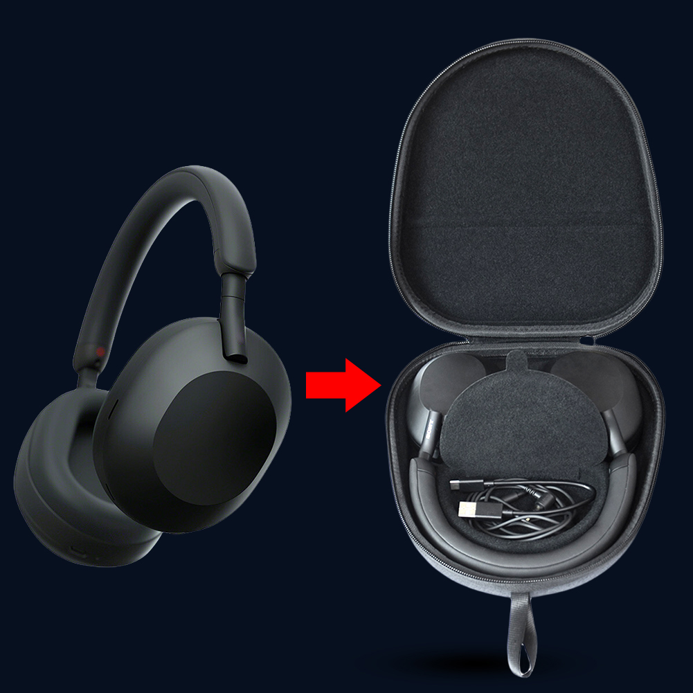 Hard Travel Case EVA Hard Carr - Headphone Case Hard avaliação e preço