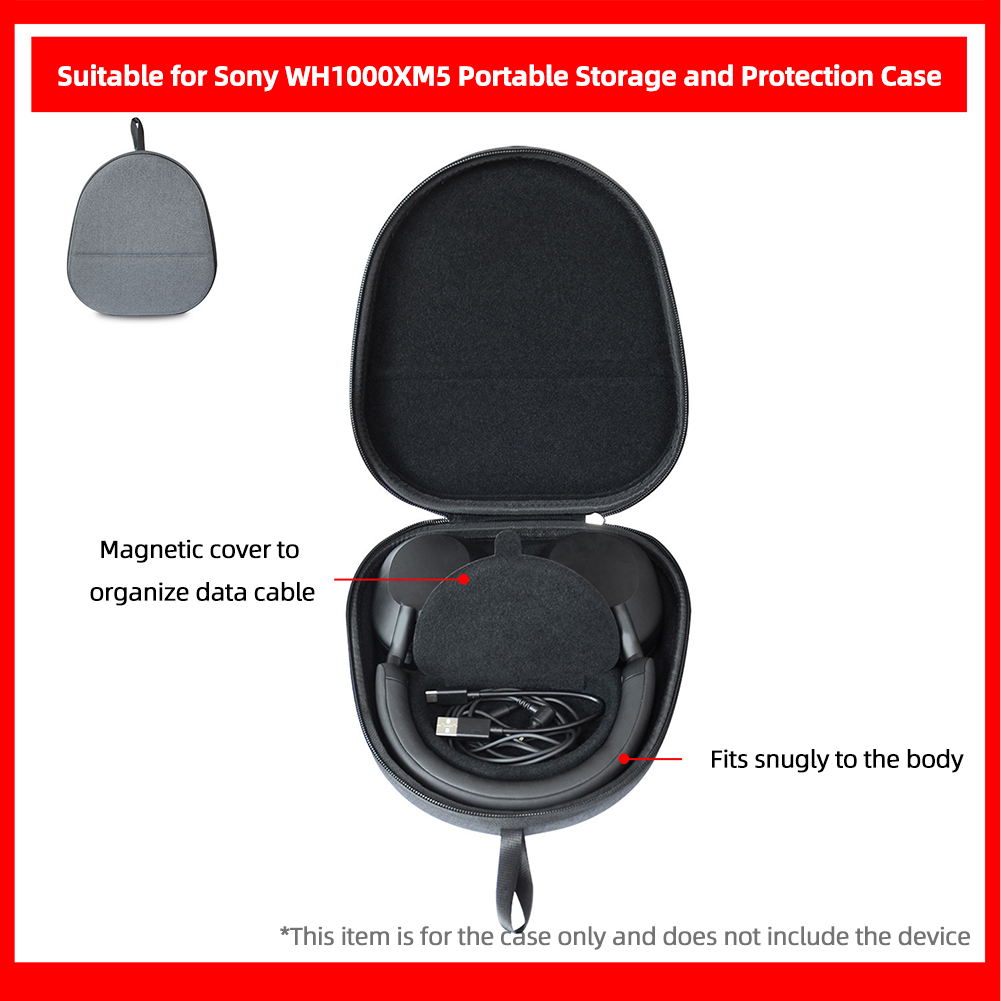 Hard Travel Case EVA Hard Carr - Headphone Case Hard avaliação e preço