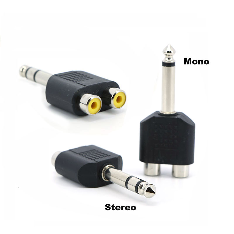 6.35mm 6.5 Audio Mono Stereo 1 - Audio Splitter Y avaliação e preço