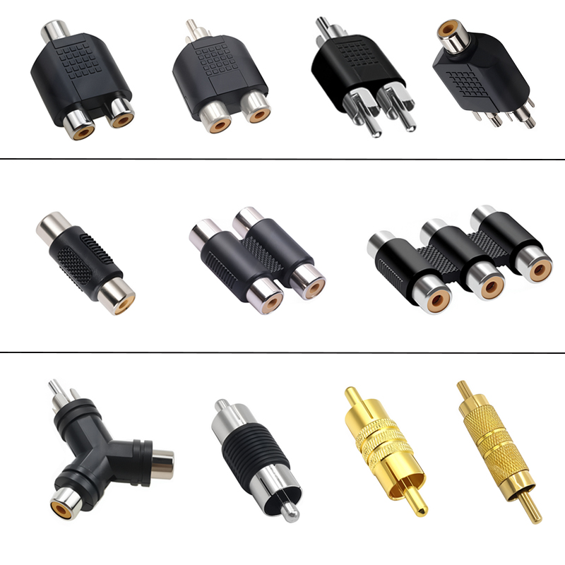 5pcs RCA Jack Female To Male P - Audio Splitter Y avaliação e preço