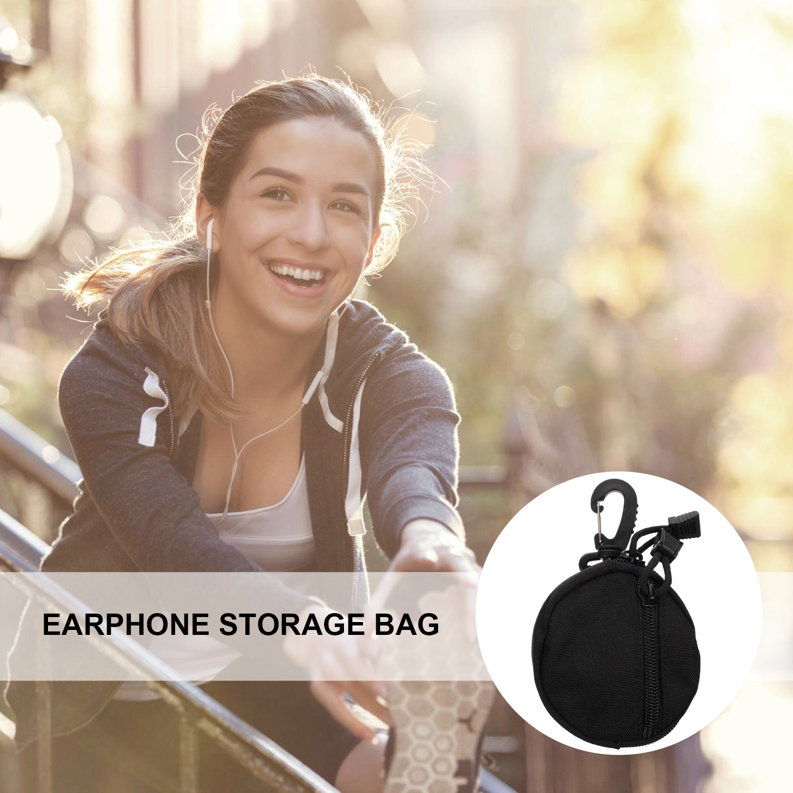 Polyester Multi-Purpose Hangin - Sports Earphone Hook avaliação e preço