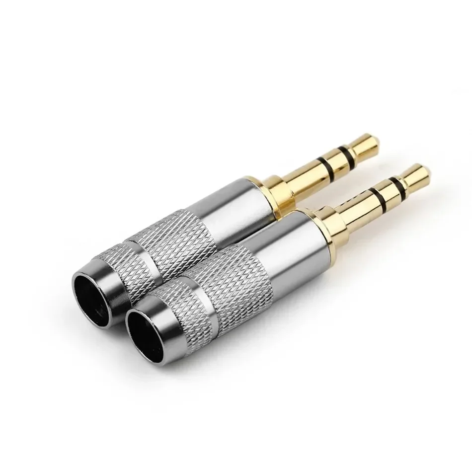 DIY 3.5mm Jacks Audio Plug 3 4 - Cable Extension 3.5 avaliação e preço