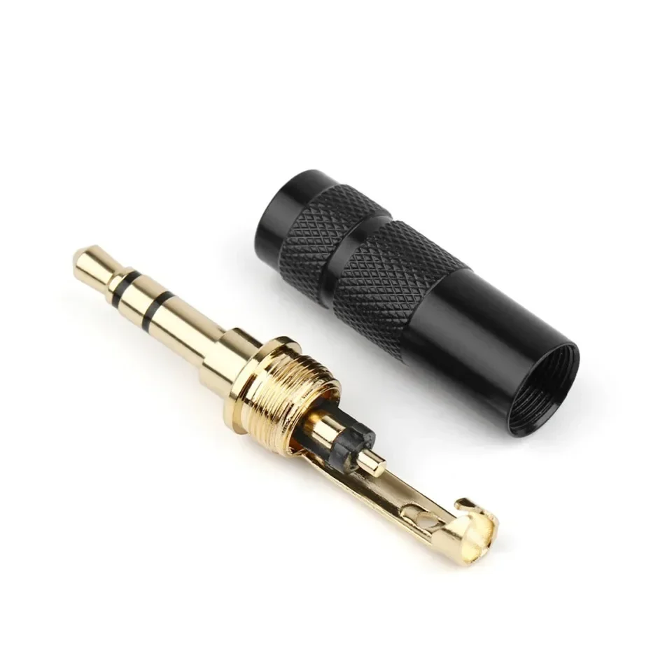DIY 3.5mm Jacks Audio Plug 3 4 - Cable Extension 3.5 avaliação e preço