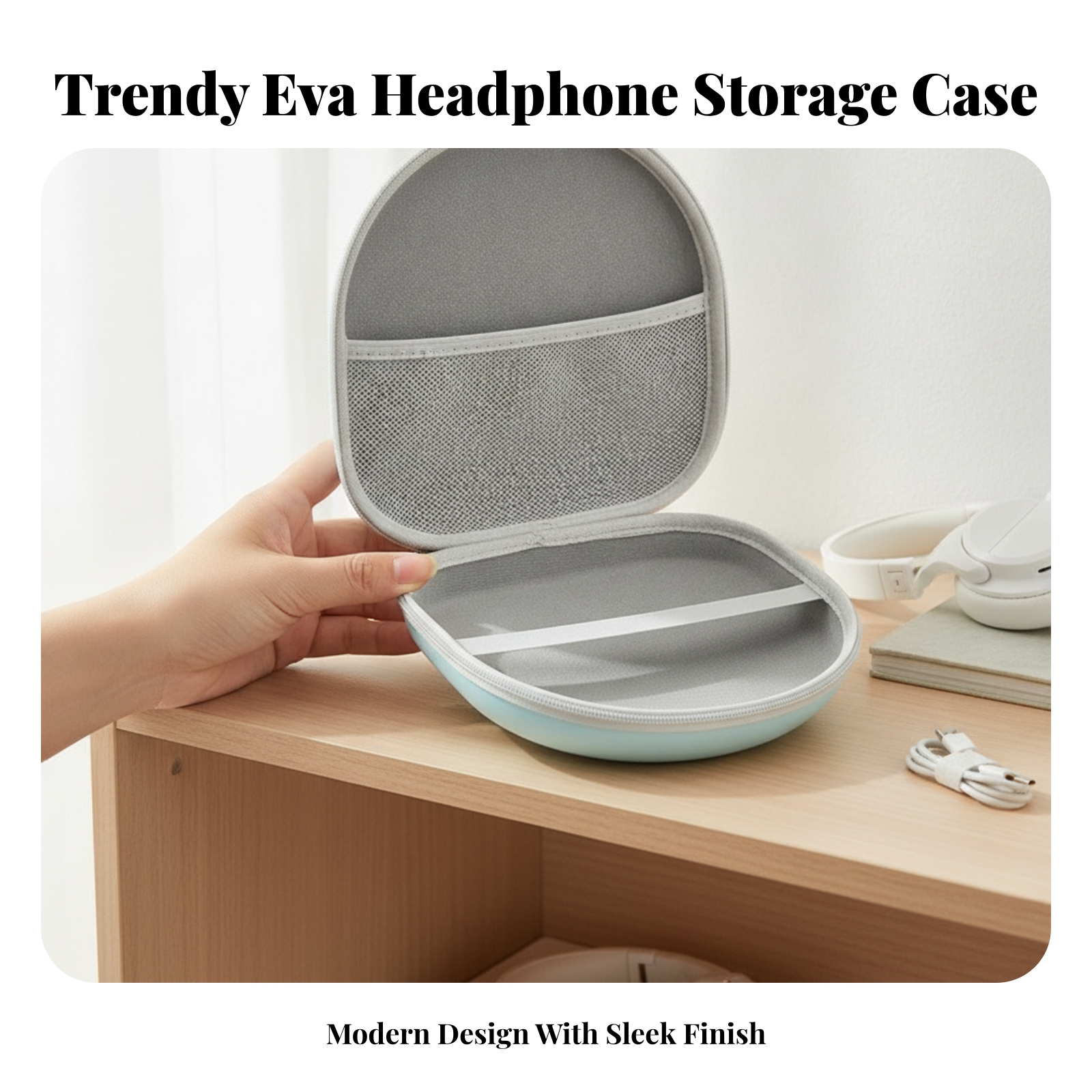 Over-Ear Headphone Case Zip-Ar - Headphone Case Hard avaliação e preço
