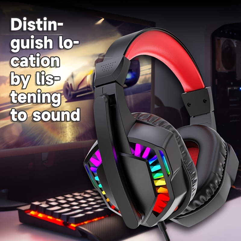 A66,Wired headphones, gaming h - Gaming Headset Rgb avaliação e preço