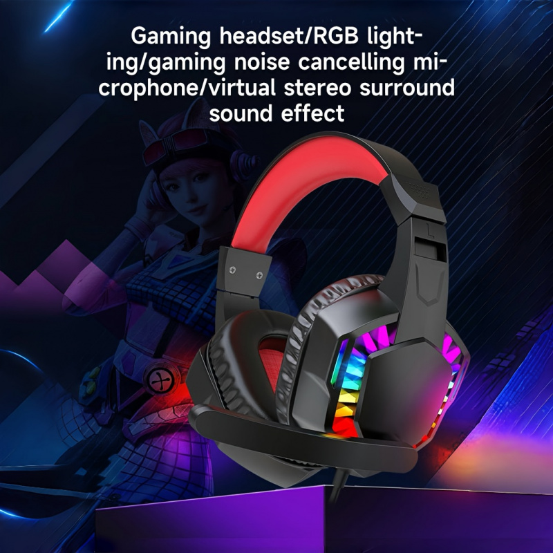 A66,Wired headphones, gaming h - Gaming Headset Rgb avaliação e preço