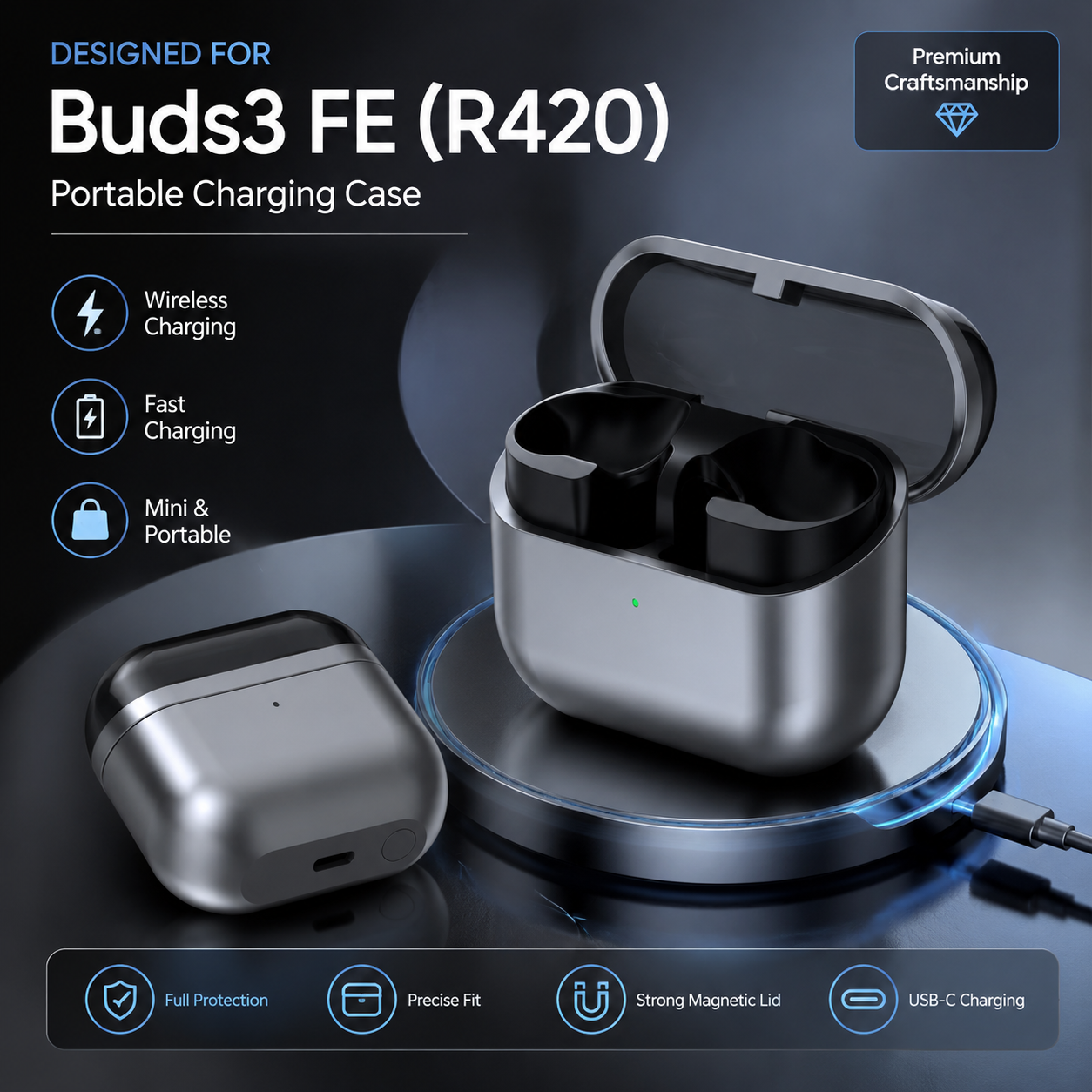 Replacement Charging Case For  - Earbuds Charging Case avaliação e preço