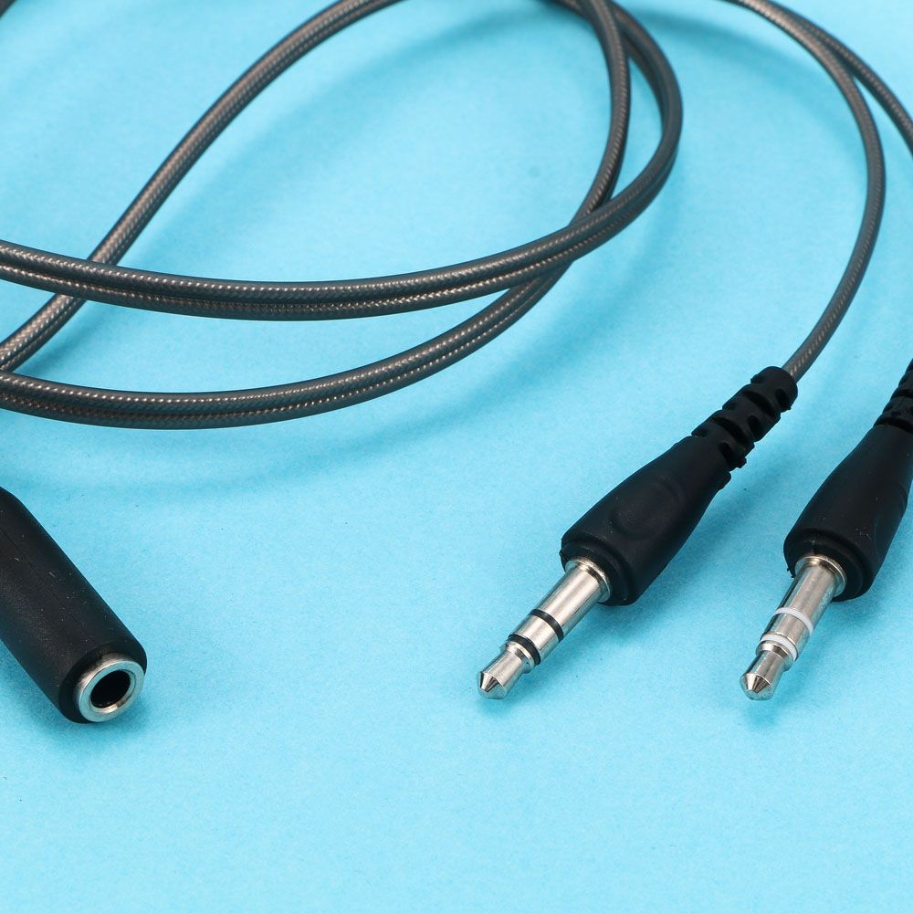 1M 3.5MM Female To 2 Male PC A - Earphone Splitter Jack avaliação e preço