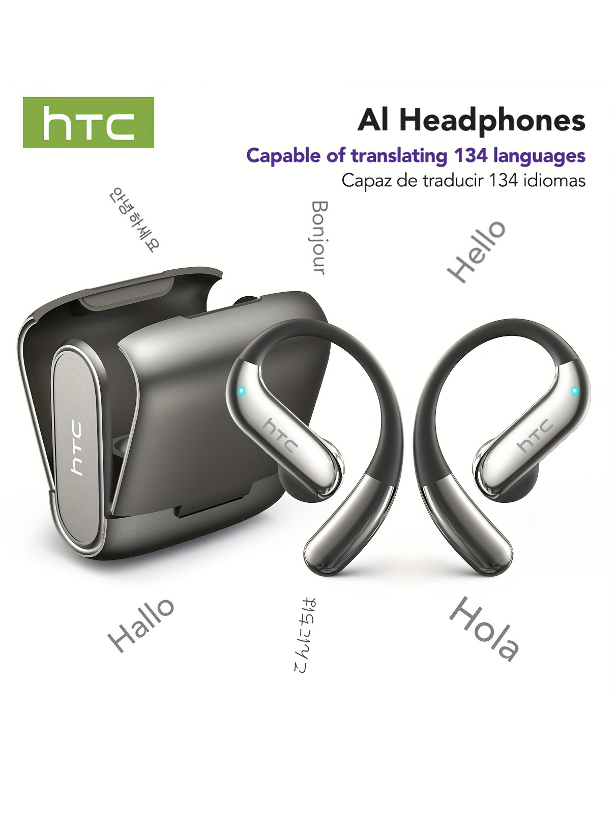Open-ear Bluetooth Headphones  - Earbuds Charging Case avaliação e preço