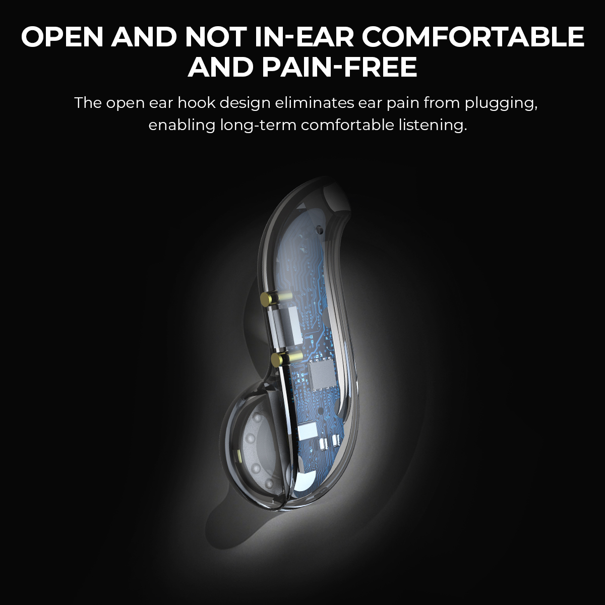 Open-ear Bluetooth Headphones  - Earbuds Charging Case avaliação e preço