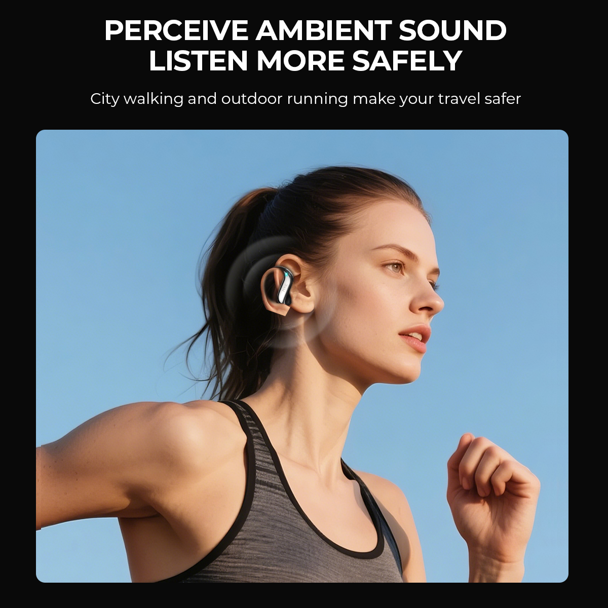 Open-ear Bluetooth Headphones  - Earbuds Charging Case avaliação e preço