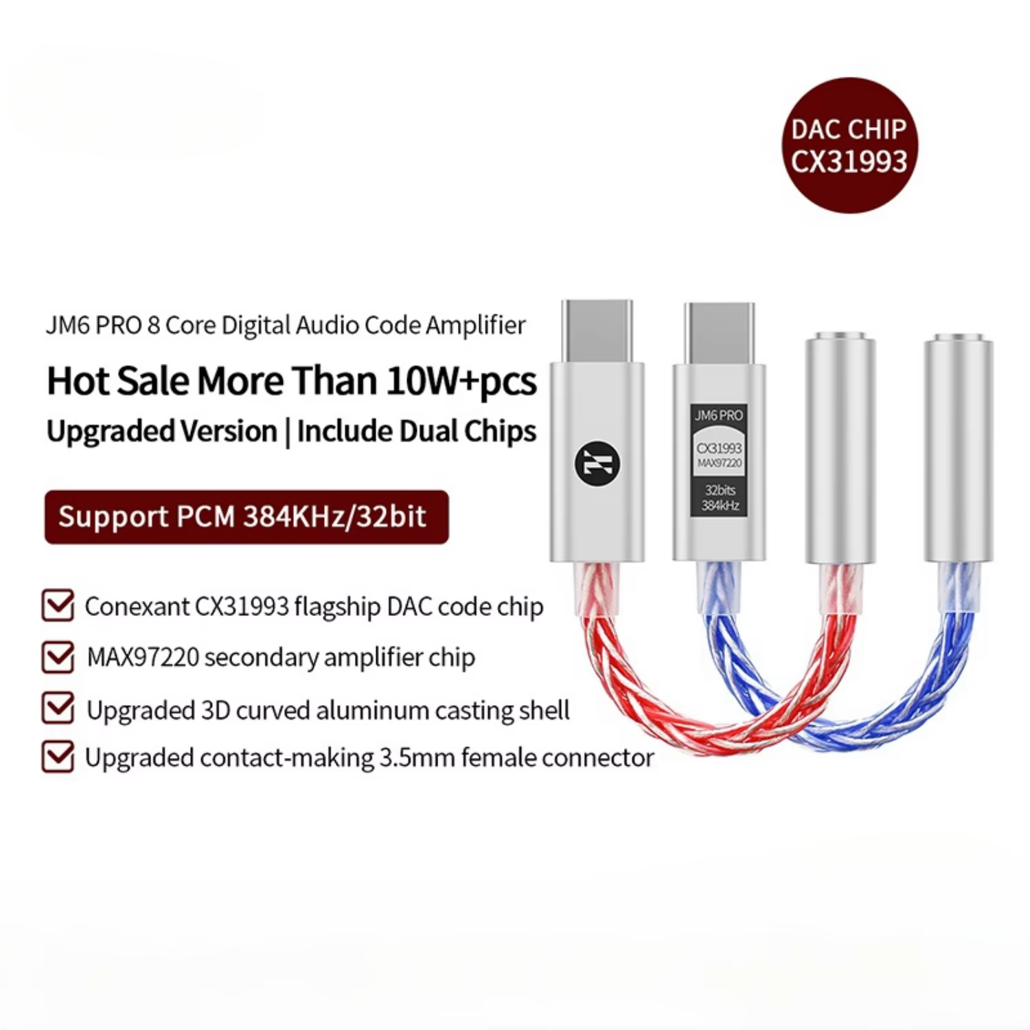 JCALLY JM6 Pro Type-C to 3.5mm - Usb C Earphone avaliação e preço