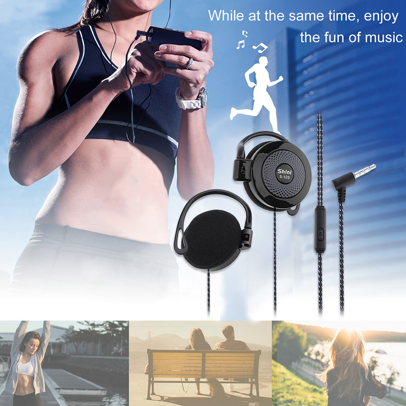【Sale】3.5mm Wired Headset Ear  - Audiophile Headphone Wired avaliação e preço