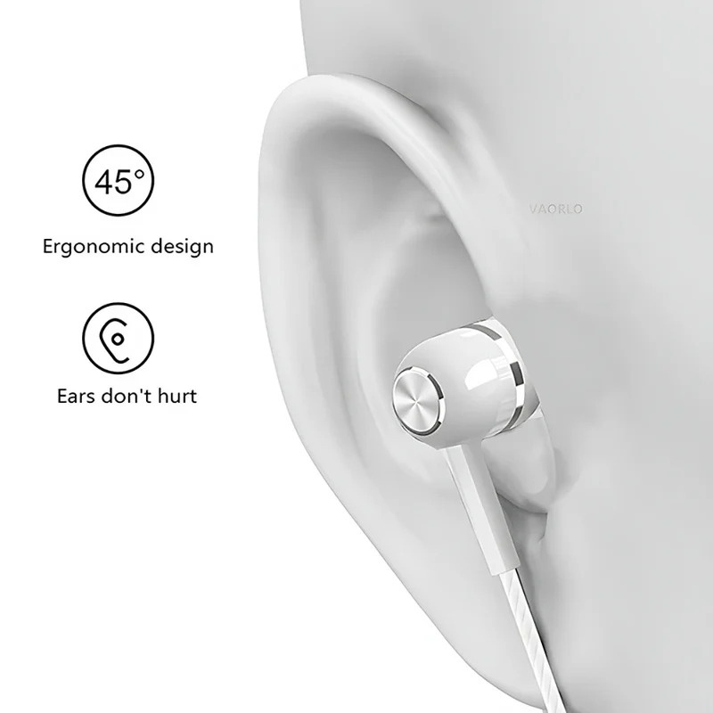 1/2/3/4Pcs 3.5mm Wired Earphon - Wired Earphone Mic avaliação e preço