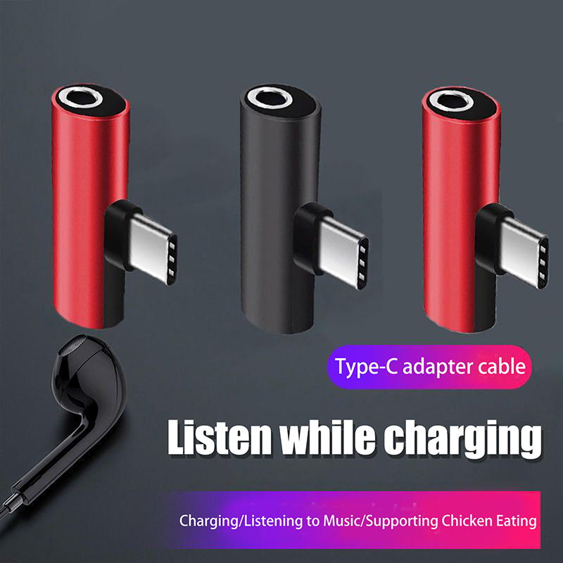 USB Type-C To 3.5 Mm Headphone - Earphone Splitter Jack avaliação e preço