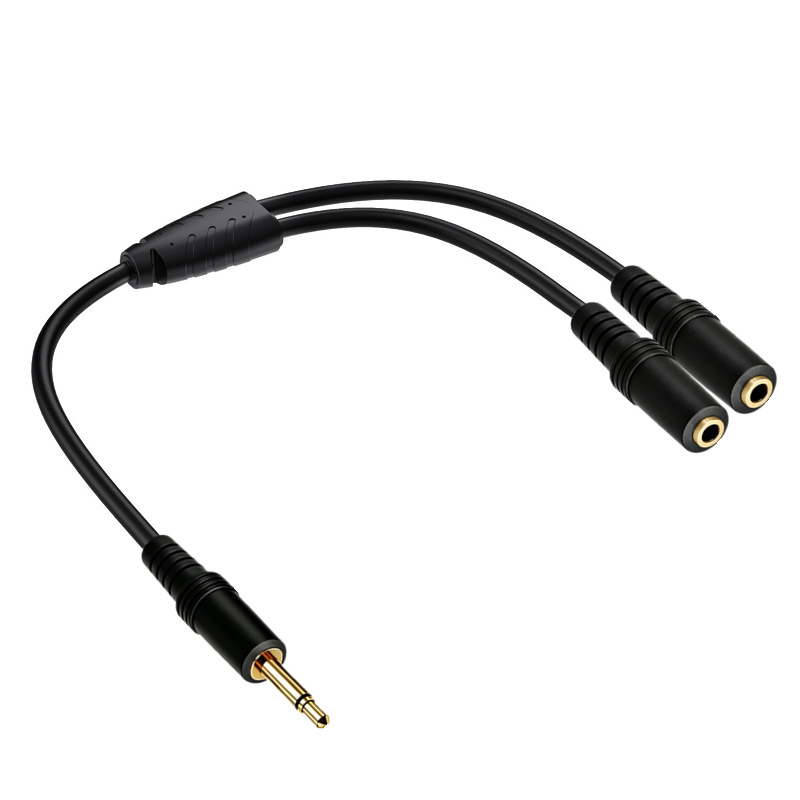 3.5mm TS Mono Male To Dual 3.5 - Earphone Splitter Jack avaliação e preço
