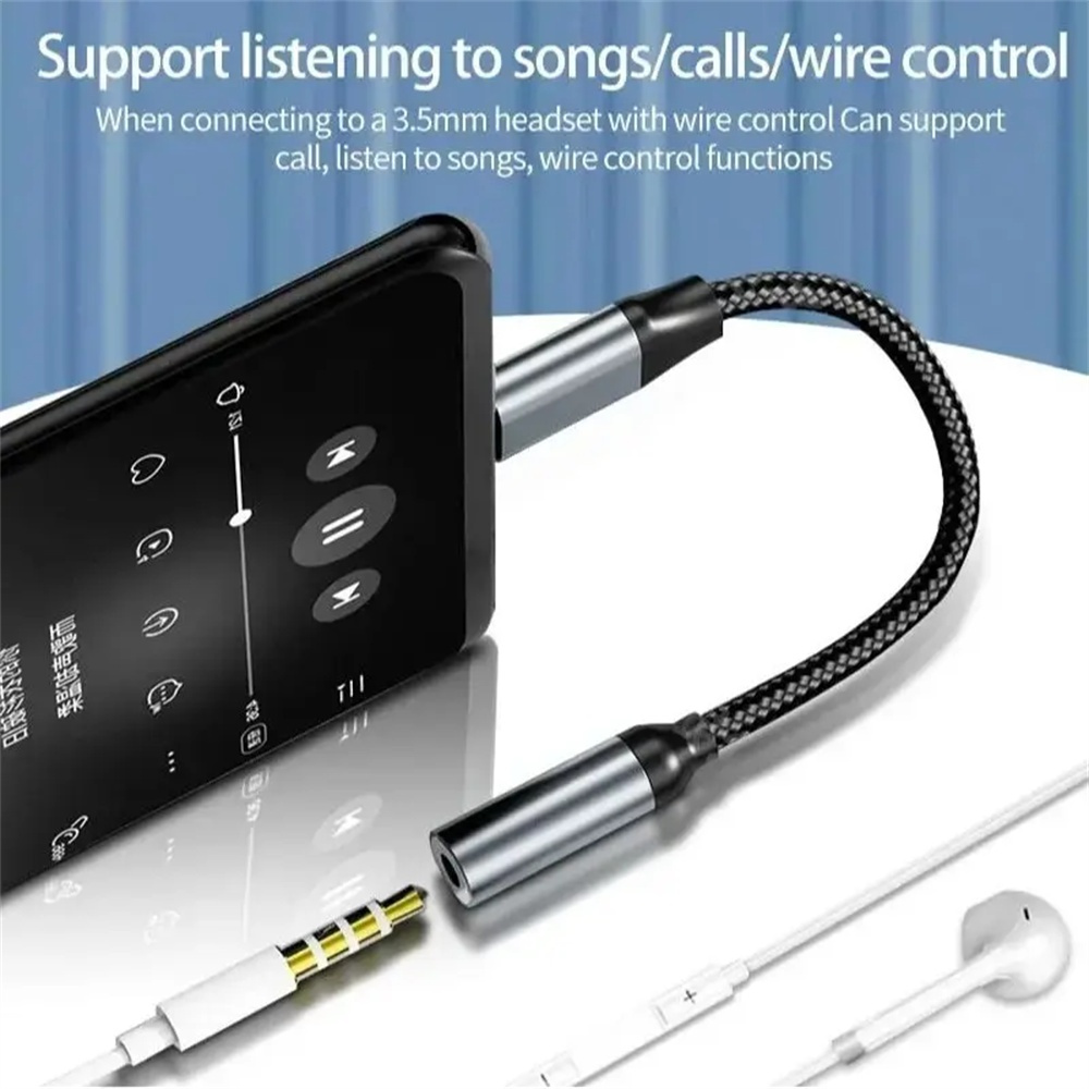 USB Type C To 3.5mm Audio Adap - Audiophile Headphone Wired avaliação e preço