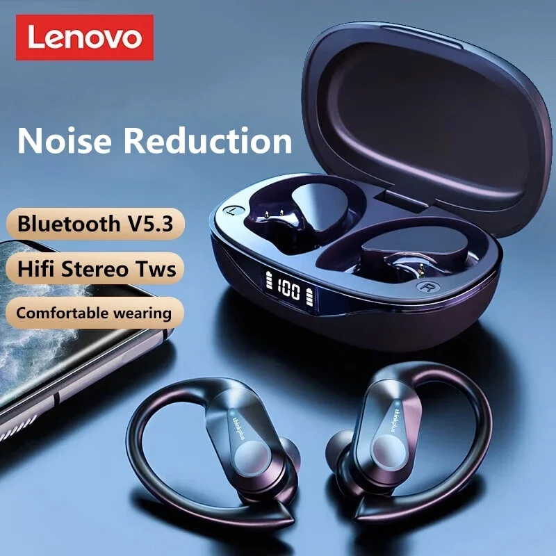 Original Lenovo LP75 TWS Bluet - Sports Earphone Hook avaliação e preço