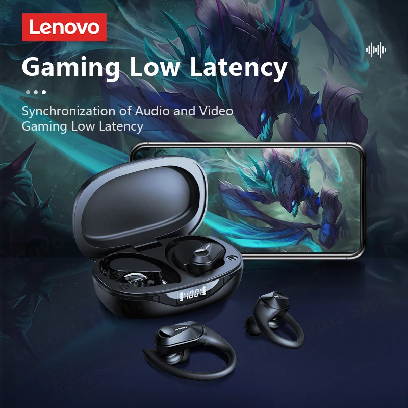 Original Lenovo LP75 TWS Bluet - Sports Earphone Hook avaliação e preço