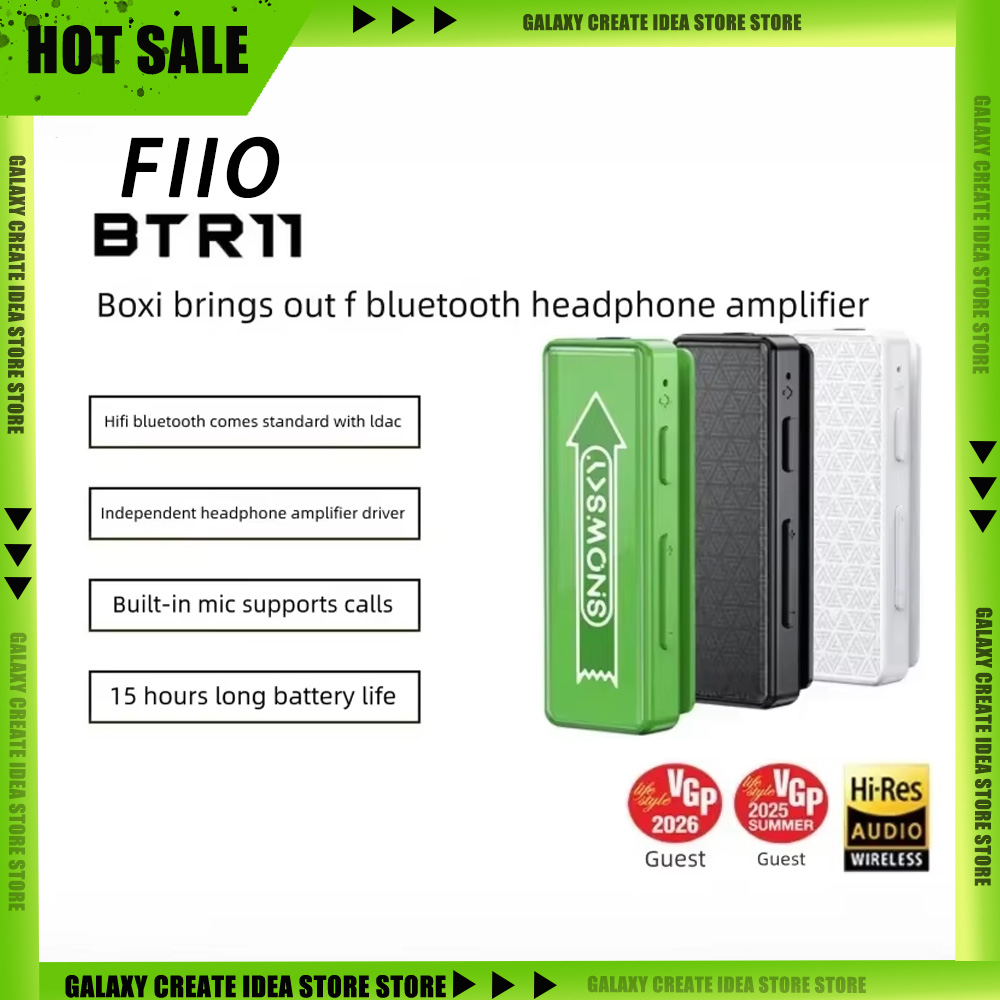 FiiO BTR11 Bluetooth Audio Rec - Wired Earphone Mic avaliação e preço