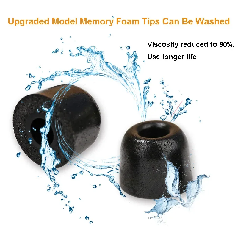 12Pair ANJIRUI Memory Foam Ear - Earphone Foam Tip avaliação e preço