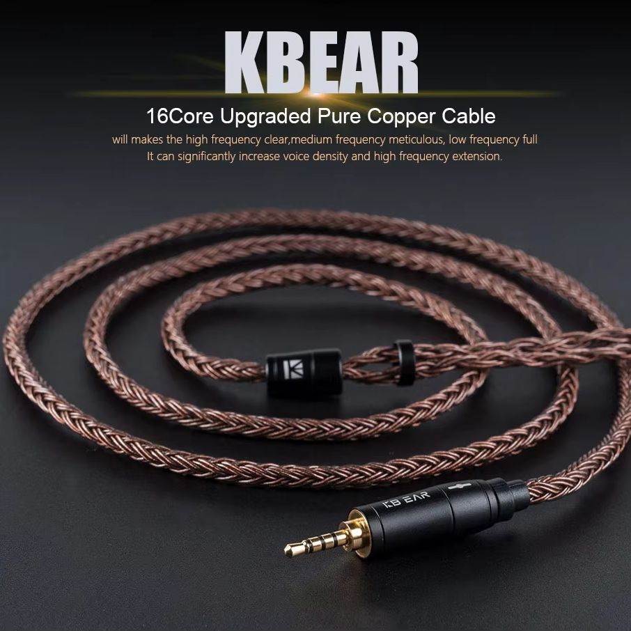 KBEAR 16 core 2-pin IEM headph - In Ear Monitor Iem avaliação e preço