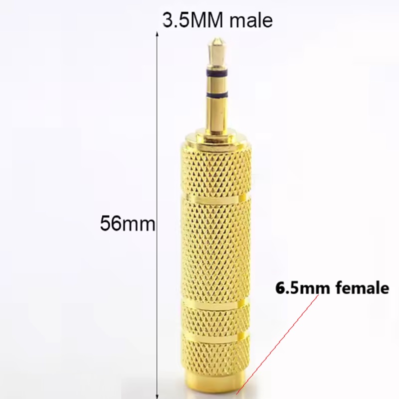 Audio 6.35mm male to 3.5 femal - Cable Extension 3.5 avaliação e preço