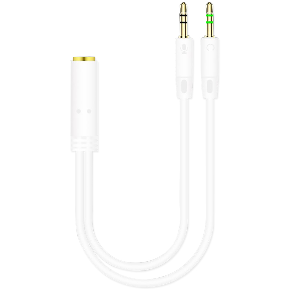 3.5mm Jack 2 Male To 1 Female  - Earphone Splitter Jack avaliação e preço