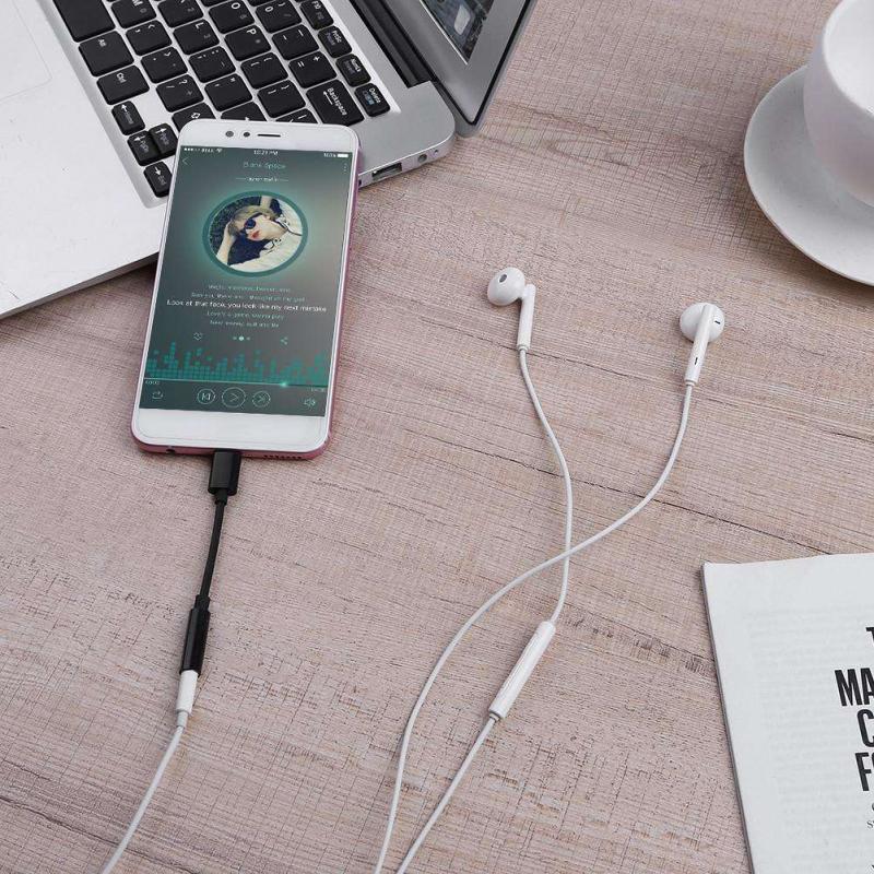 Type C to 3.5mm Jack Earphones - Cable Extension 3.5 avaliação e preço