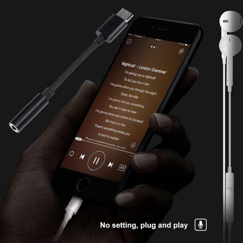 Type C to 3.5mm Jack Earphones - Cable Extension 3.5 avaliação e preço