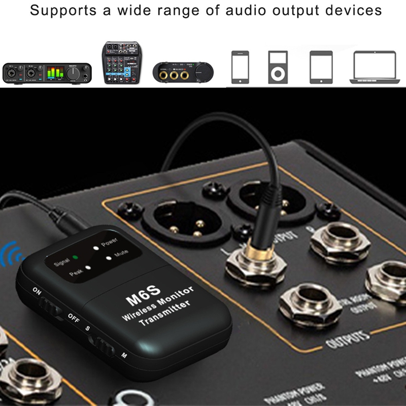 A73E-2.4G Wireless In Ear Moni - In Ear Monitor Iem avaliação e preço