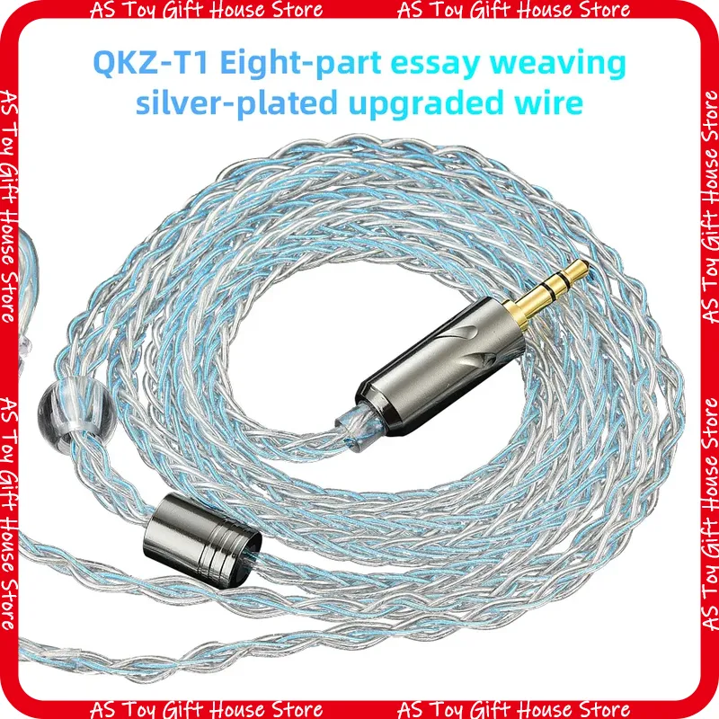 Qkz Headphone Upgrade Cable T1 - Audiophile Headphone Wired avaliação e preço