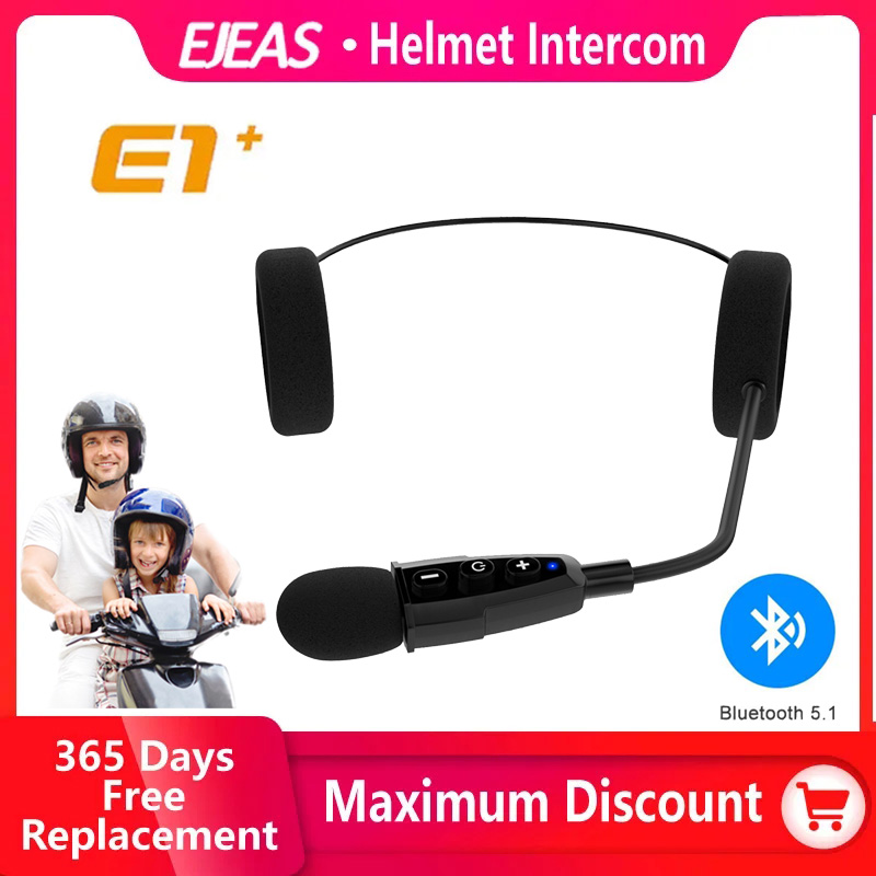 EJEAS E1+ Wireless Motorcycle  - Audiophile Headphone Wired avaliação e preço
