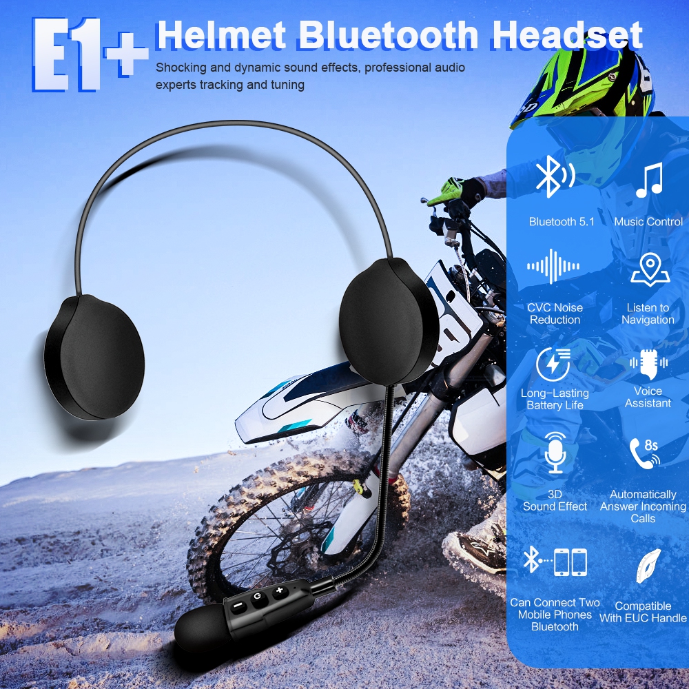 EJEAS E1+ Wireless Motorcycle  - Audiophile Headphone Wired avaliação e preço